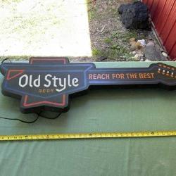 Old Style Beer Sign