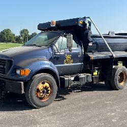 Lot #1 2003 Ford F-750 Dump Truck w/ 34K Miles