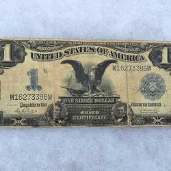 1899 1 Dollar Black Eagle Silver Certificate Note