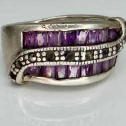 Sterling Silver Amethyst Ring