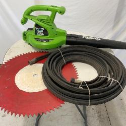 Portland Electric Blower, 20 Inch Saw Blade, and a Soaker Hose