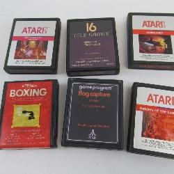Lot of 6 Vintage Atari Games
