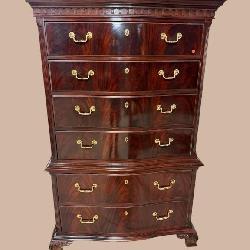 THOMASVILLE FLAMED MAHOGANY EXTRA LARGE 6 DRAWER