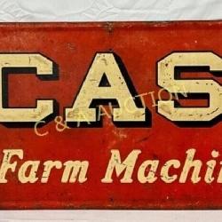 Case Farm Machinery Metal Self-Framed Sign, 72in x