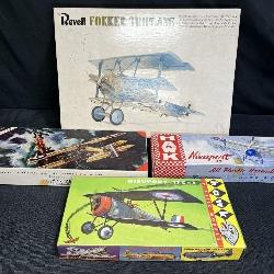4 Vintage Airplane Kits