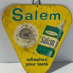 Vintage Salem Cigarettes Ad Thermometer Sign