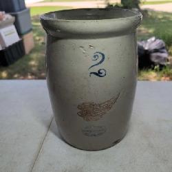 Red Wing Union stoneware #2 crock