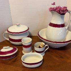 Antique Ironstone Wash Set from the 1800's