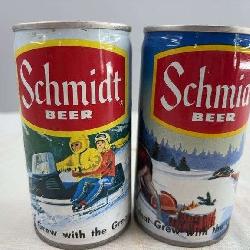 1970's Schmidt Beer Nature Series Cans