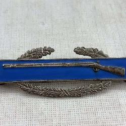 WWII US ARMY Sterling Silver Combat Infantry Badge