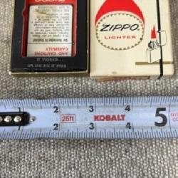 Zippo lighter storage case displaying the