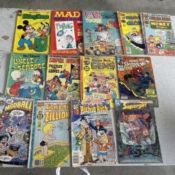 Comic books, cartoons, money world, Richie Rich,