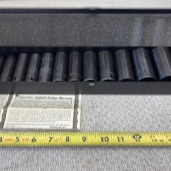 Pittsburgh Pro impact socket set is housed in a