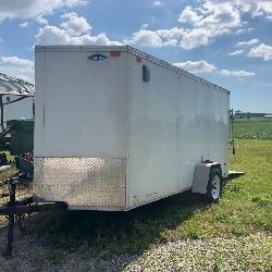 2014 United Trailers 6x12 Enclosed Single Axle Cargo Trailer