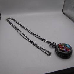 Multicolor Glowing Pocket Watch Necklace