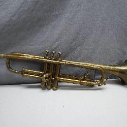 Vintage Brass Trumpet With Mouthpiece