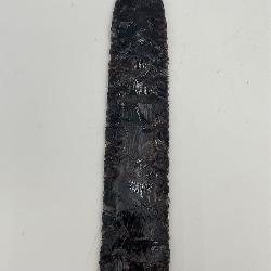 9Ã¯Â¿Â½ Large Obsidian Blade or Spear Point
