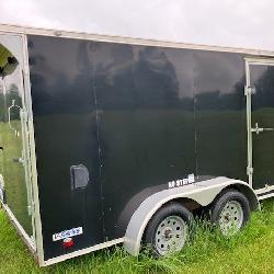 2018 Continental cargo V series enclosed trailer w/ ramp tandom axle