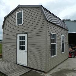 14'x14' Gambrel style insulated and finished inside 2 story cabin