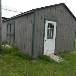 24'x14' storage barn w/ double & single door