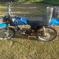 Vintage 1974 Kawasaki 100 G5 Dual-Sport Motorcycle