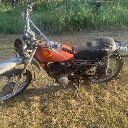 For Parts or Repair - Vintage 1970s Yamaha DT Enduro Motorbike