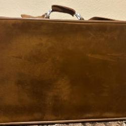 N1 - HARTMAN LUGGAGE HALSTON LEATHER BRIEFCASE