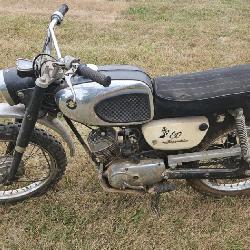 Vintage Suzuki TS80 Savage Motorcycle
