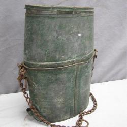 Early 20th Century Metal Coal Scuttle Bucket