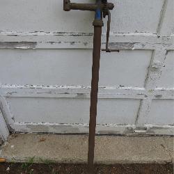 Early 20th Century Cast-Iron Hand Water Pump