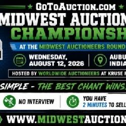 GoToAuction.com Midwest Auctioneers Championship- August 12th Auburn, Indiana