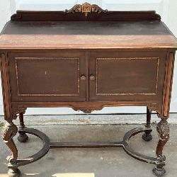Antique Jacobean-Style Buffet Server Sideboard