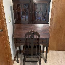 Antique Mahogany Secretary Desk