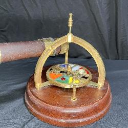 Vintage Kaleidoscope Wind Up Music Box