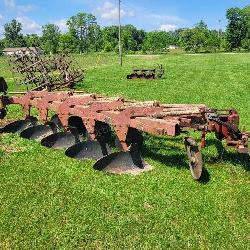 five bottom plow