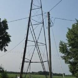 38' old steel windmill Tower Tower only to be
