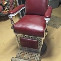 Emil J. Paidar Co. 1939 Barbers chair all