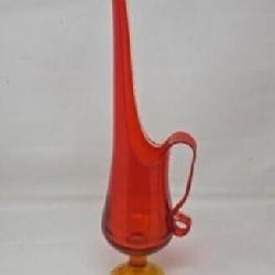 Vintage L.E. Smith Art Glass Pitcher