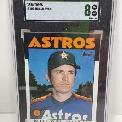 1986 Topps Nolan Ryan of Houston Astros Graded