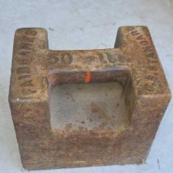 Fairbanks 50 lb US Standard Weight