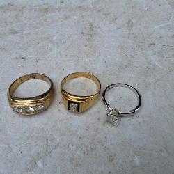 Two of the  Rings are Gold Filled.