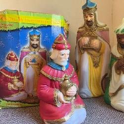 Illuminated 3 Piece Wisemen Blow Mold Set