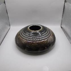 Signed Ceramic Frog by Pottery