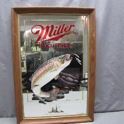 Miller High Life Rainbow Trout Sign
