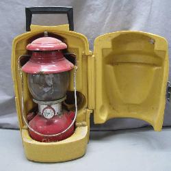 Coleman Lantern With Yellow Carrying Case