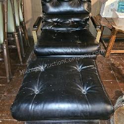Vintage Plycraft Lounge Chair & Ottoman
