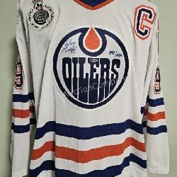 Wayne Gretzky Edmonton Oilers Signed Jersey- UDA