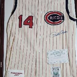 1963 Pete Rose Cincinnati Reds Signed Jersey