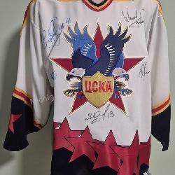 Fedorov & The Russian 5 Signed Russian Jersey