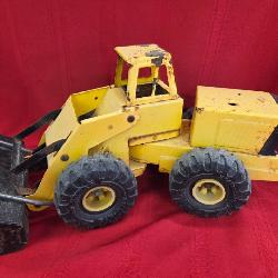 Tonka Yellow Metal Front Loader Construction Toy